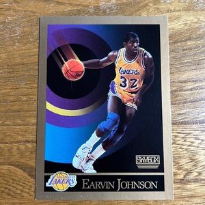 COPY - Earvin ‘Magic’ Johnson Skybox Collectible card #138 1990 LA Lakers